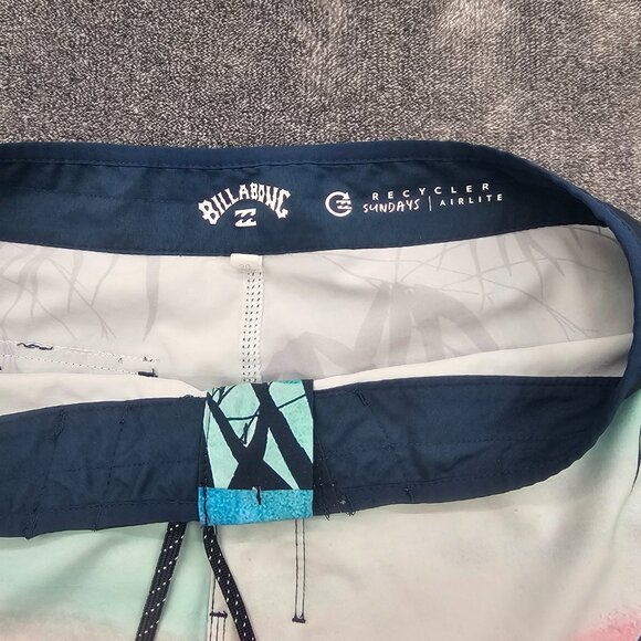 Billabong Recycler Sundays Airlite hybrid board shorts mens 30 tropical Beach - Picture 4 of 12